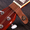 Guitar Neck Strap Guitar Strap Leather Head Belt Holder Button Safe Lock