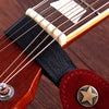 Guitar Neck Strap Guitar Strap Leather Head Belt Holder Button Safe Lock