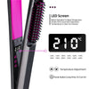 CkeyiN 3IN1 Hair Curler Straightener Brush Comb