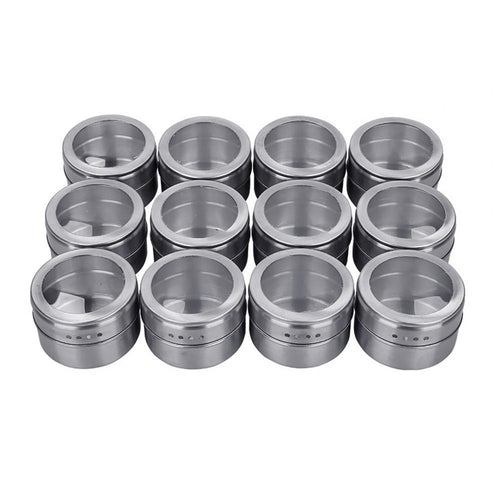 Stainless Steel Magnetic Spice Pot Jar