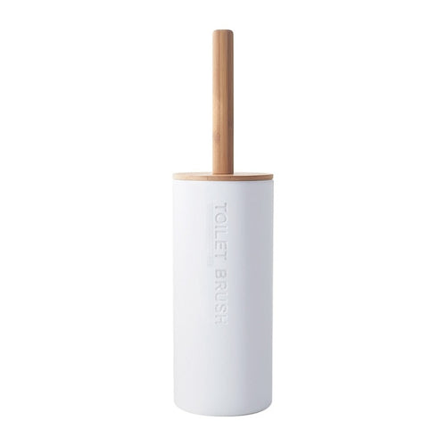 6Pcs Bamboo Bathrooms  Set Toilet Brush