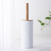 6Pcs Bamboo Bathrooms  Set Toilet Brush