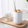6Pcs Bamboo Bathrooms  Set Toilet Brush