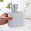 6Pcs Bamboo Bathrooms  Set Toilet Brush