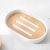 6Pcs Bamboo Bathrooms  Set Toilet Brush