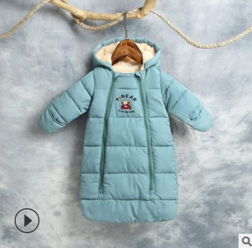 Baby sleeping bag winter Thick Warm Newborns sleeping bag
