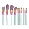 FLD 10/12 Pieces  Professional Makeup Brushes Synthetic Hair Makeup Tool Set