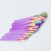 FLD 10/12 Pieces  Professional Makeup Brushes Synthetic Hair Makeup Tool Set